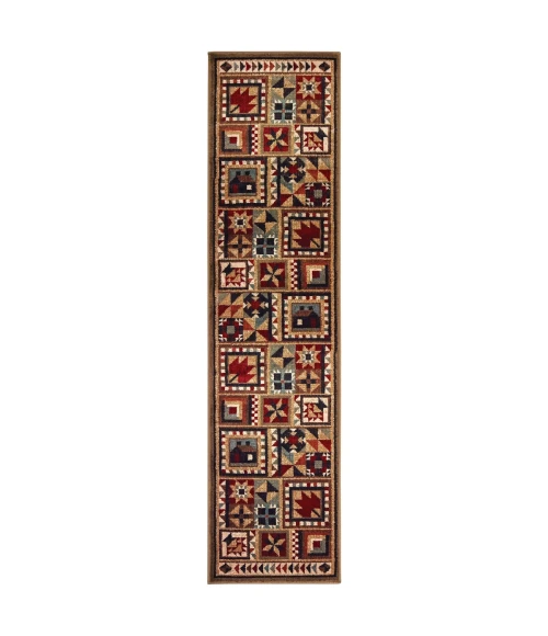 Oriental Weavers Area Rug Woodlands 9596A Brown 5' 3" X  7' 3"