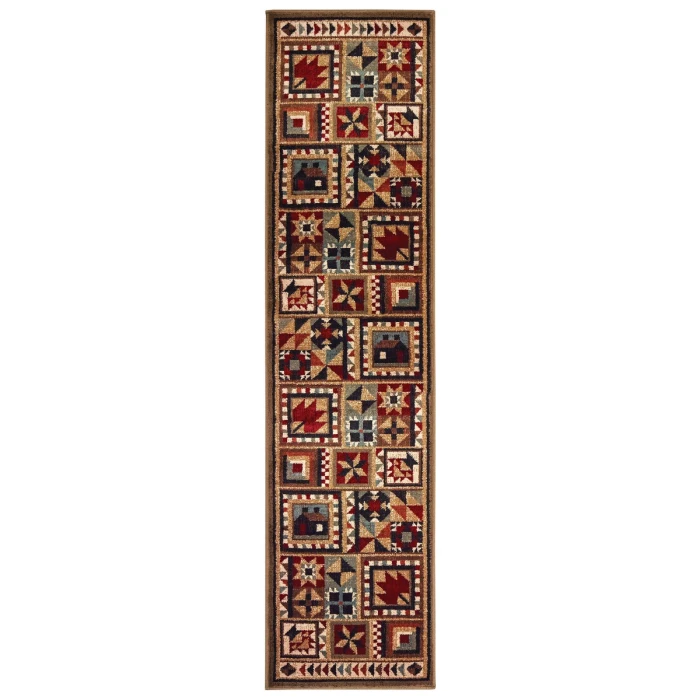 Oriental Weavers Area Rug Woodlands 9596A Brown 6' 7" X  9' 2"