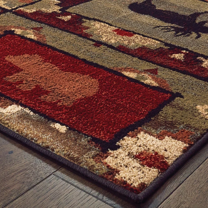 Oriental Weavers Area Rug Woodlands 9601D Brown 1'10" X  3'
