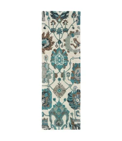 Oriental Weavers Zahra 75503 Ivory/ Blue Area Rug 3 ft. 6 in. X 5 ft. 6 in. Rectangle