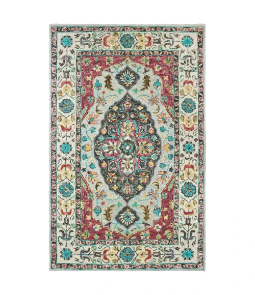 Oriental Weavers Area Rug Zahra 75504 Grey 3' 6" X  5' 6"