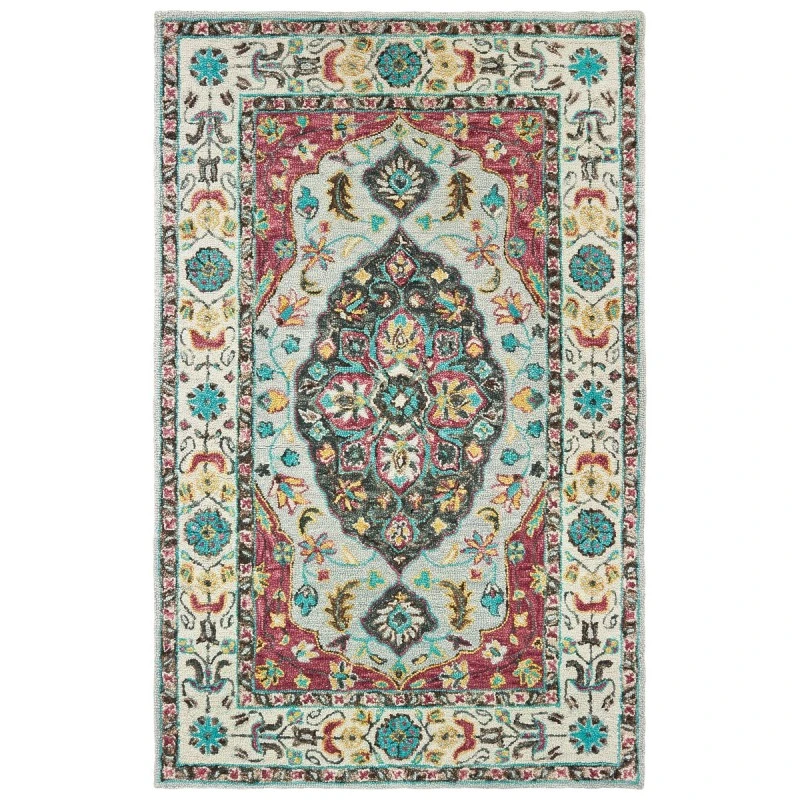 Oriental Weavers Area Rug Zahra 75504 Grey 8' X 10'