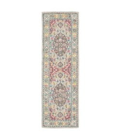 Oriental Weavers Zahra 75504 Grey/ Pink Area Rug 3 ft. 6 in. X 5 ft. 6 in. Rectangle