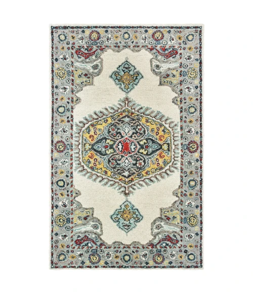 Oriental Weavers Area Rug Zahra 75505 Ivory 3' 6" X  5' 6"