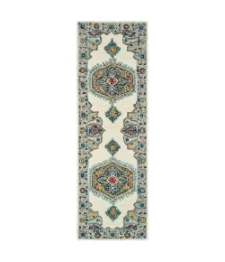 Oriental Weavers Zahra 75505 Ivory/ Grey Area Rug 3 ft. 6 in. X 5 ft. 6 in. Rectangle