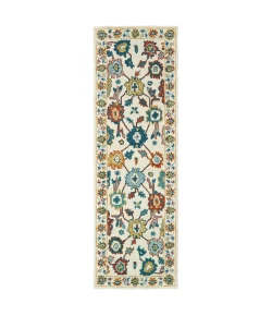 Oriental Weavers Zahra 75507 Ivory/ Gold Area Rug 10 ft. X 13 ft. Rectangle
