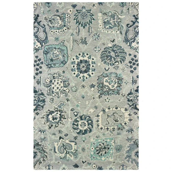 Oriental Weavers Area Rug Zahra 75508 Grey 10' X 13'