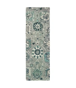 Oriental Weavers Zahra 75508 Grey/ Blue Area Rug 3 ft. 6 in. X 5 ft. 6 in. Rectangle