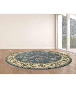 Radici USA Alba 1596/5025/Greyblue 5'3 Round Rug