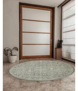 Radici USA Colosseo 3564/0054/Green 5'3 Round Rug
