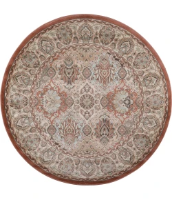 Radici USA Garda 3802/0024 Terracotta Rug 5 ft. 3 Round