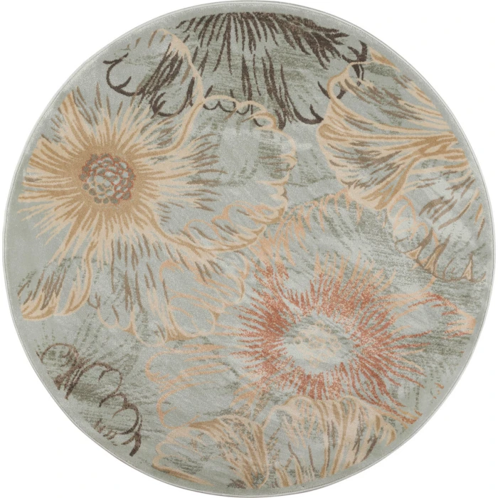 Garda Radici USA 3809/0013/BLUE Area Rug