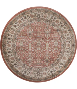 Radici USA Garda 3812/1034 Terracotta Rug 5 ft. 3 Round