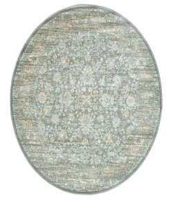 Radici USA Seriate 501/2004/Ltgreen 5'3 Round Rug