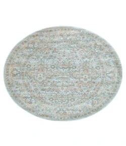 Radici USA Seriate 502/2004/Ltblue 5'3 Round Rug