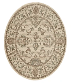 Radici USA Colosseo 3562/0024/Bone 5'3 Round Rug