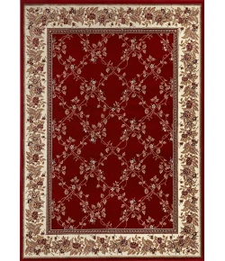 Radici USA Como 1590/1005 Red Rug 2 ft. 2 X 7 ft. 7 Rectangle