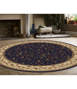 Radici USA Como 1593/1176/Navy 5'3 Round Rug