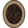 Radici USA Como 1593/1115/Black 5'3 Round Rug