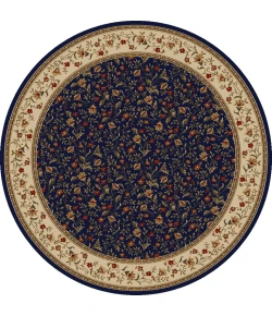 Radici USA Como 1593/1176/Navy 5'3 Round Rug