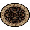 Radici USA Como 1597/1415/Black 5'3 Round Rug