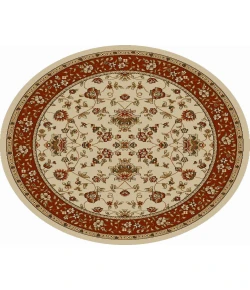 Radici USA Como 1597/1445/Ivory/Bric 5'3 Round Rug