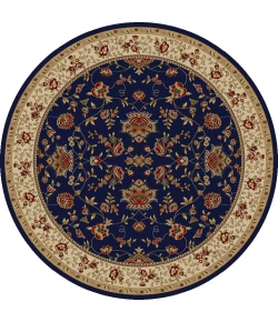 Radici USA Como 1597/1455/Navy 5'3 Round Rug