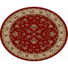 Radici USA Como 1597/1435/Red 5'3 Round Rug