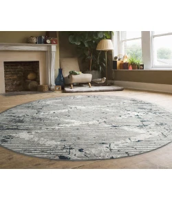 Radici USA Davide 1230/1025/Blue 5'3 Round Rug