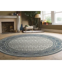 Radici USA Davide 1231/1025/Blue 5'3 Round Rug
