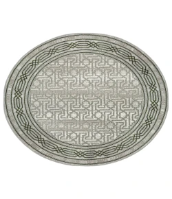 Radici USA Davide 1231/1035/Green 5'3 Round Rug