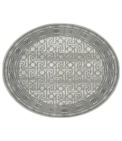 Radici USA Davide 1231/1016/Grey 7'10 Round Rug