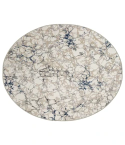 Radici USA Livigno 1240/1016/Blue 7'10" X 7'10" Round Rug