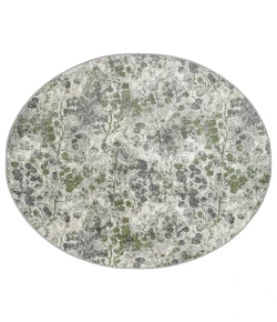Radici USA Livigno 1242/1035/Green 5'3" X 5'3" Round Rug