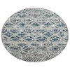 Radici USA Livigno 1243/1026/Blue 7'10" X 7'10" Round Rug
