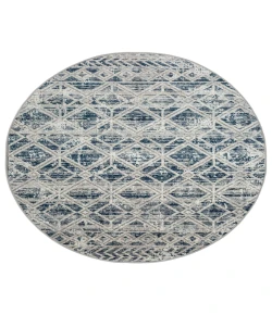 Radici USA Livigno 1243/1026/Blue 7'10" X 7'10" Round Rug