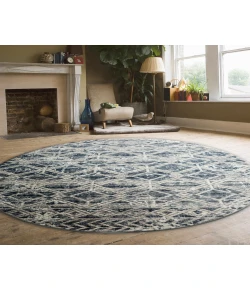 Radici USA Livigno 1243/1026/Blue 7'10" X 7'10" Round Rug