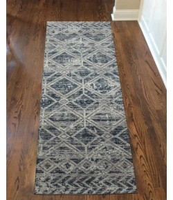 Radici USA Livigno 1243/1024/Blue 2'2" X 7'7" Runner Rug