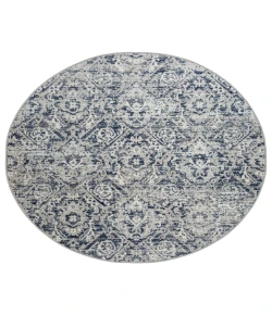Radici USA Livigno 1244/1026/Blue 7'10" X 7'10" Round Rug