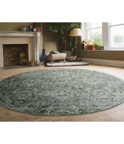 Radici USA Livigno 1244/1036/Green 7'10" X 7'10" Round Rug