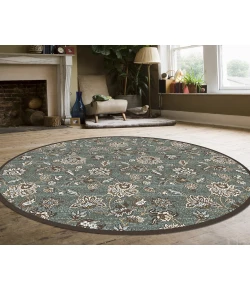 Radici USA Pisa 3475/0035/Ltgreen 7'10 Round Rug