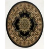 Radici USA Castello 1191/2255/Black 5'3 Round Rug