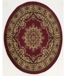 Radici USA Castello 1191/2215/Burgundy 5'3 Round Rug