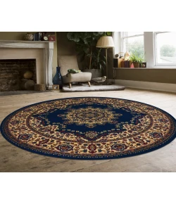 Radici USA Castello 1191/2245/Navy 5'3 Round Rug