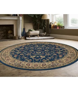 Radici USA Castello 953/1346/Navy 5'3 Round Rug