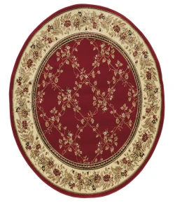 Radici USA Como 1590/1006/Red 5'3 Round Rug
