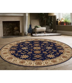 Radici USA Como 1592/1085/Navy 5'3 Round Rug
