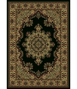 Radici USA Castello 1191/2254 Black Rug 2 ft. 2 X 7 ft. 7 Rectangle