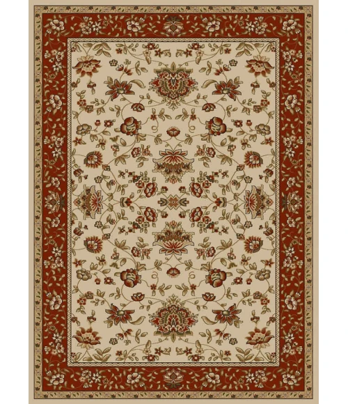 Como Radici USA 1597/1442/IVORY/BRIC Area Rug