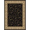 Radici USA Como 1599/1510 Black Rug 3 ft. 3 X 4 ft. 11 Rectangle